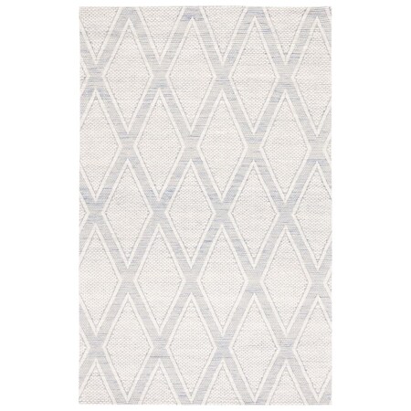 Safavieh 8 x 10 ft. Marbella Contemporary Hand Woven Rectangle Rug Navy & Ivory MRB326N-8